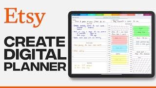 How To Make A Digital Planner To Sell On Etsy 2024 (Easy tutorial)