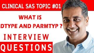 Advance SAS interview topic 01--DTYPE and PARMTYP