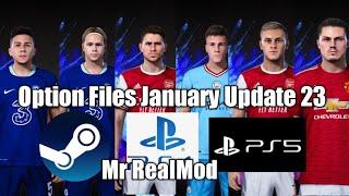 PES 2021 |  OPTION FILE JAN UPDATE 2023  | PS4 PS5 PC Easy ( Download and Installation )