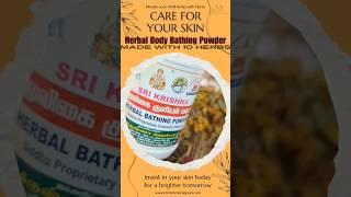 Your Skin Is your CONFIDENCE Care it Nowwith HERBAL Luxury will Elevate ur Wellbeing#bathingpowder