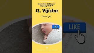 #shorts Short Baby Girl Names Starting With V Part 1|| Baby Girl Names With Meaning