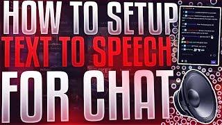How to Setup Text-to-Speech for CHAT in Live Stream: YouTube AND Twitch