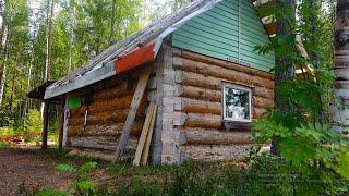 Life Alone in the Forest, Off Grid cabin, Far North, camping on the river