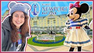 I Stayed at Disney NEWPORT BAY CLUB Hotel | Room Tour, Breakfast & MORE! Disneyland Paris 2025