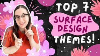 Best surface design topics! Building your surface design portfolio | Surface design themes