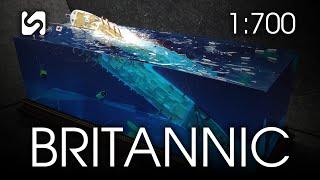 『BRITANNIC』The sinking of the HMHS Britannic, sister ship of the Titanic / Resin artwork creation