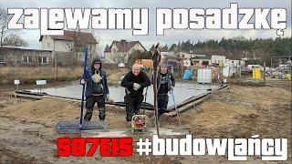 S07E15 | Jak zalać posadzkę | Pierwszy raz bez prowadzeń | #budowlańcy #serialcodzienny