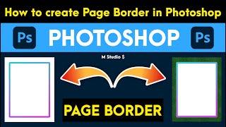 How to create Page Border Photoshop (Complete)