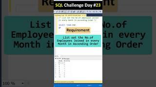 SQL Challenge Day #23 In Telugu | SQL Telugu #sql