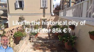 Live in The Historical City Center of Chieti Italy in Charming Apartment | Virtual Property Tour