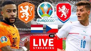 Netherlands 0 vs 2 Czech Republic Live Euro 2020 Watchalong