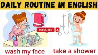 Daily Routine in English || English Listening and Speaking Practice||English Learning