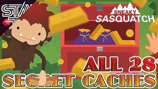 Find All 28 Secret Caches in Sneaky Sasquatch