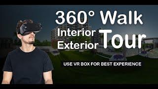 360° Virtual Reality Walkthrough Panorama Rendering | Exterior & Interior Tour | 3DS MAX