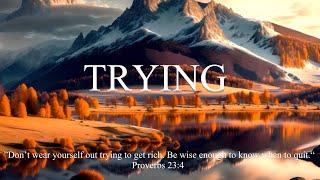 [FREE FOR PROFIT] “Trying" Type Beat | Gospel Rap Beat| Christian Hip Hop| Worship Beat|