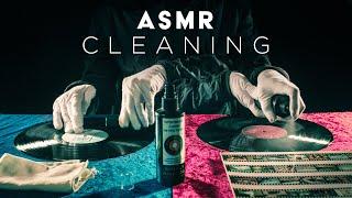 ASMR Cleaning Vinyl Records (No Talking)