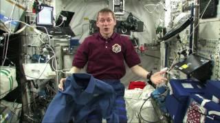 How do you wash your clothes in space?