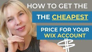 How to Get the Cheapest Wix Account - What is the Best Wix Premium Plan??