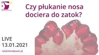 Czy płukanie nosa dociera do zatok? - odpowiedź z live'a 13.01.2021 - R. Chmielewski i P. Zielińska