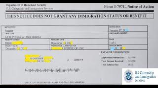 What is Form I-797C Notice of Action USCIS Explained