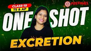  EXCRETION | ONE SHOT | TS & AP Boards | Class 10 | Telugu 