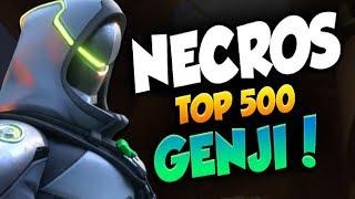 NECROS INSANE GENJI! [ OVERWATCH SEASON 19 TOP 500 ]