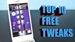 Top 10 FREE Cydia Tweaks For iOS 6.1.3/6.1.2/6.1 - Must Have iPhone 5/4S/4/3Gs Tweaks!