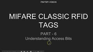 Mifare Classic Access Bits - 6