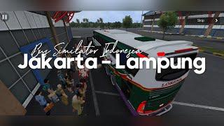 Bus Simulator Indonesia (BUSSID) | Jakarta Lampung | 60 FPS HD | PERJALANAN SESI 1