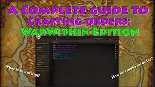 Crafting Order How to. All you need to know before submitting orders!