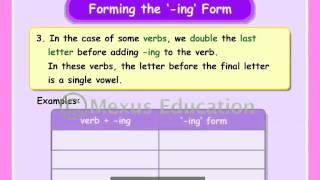 Verbs: The '-ing' Form | English Grammar | iken | ikenedu | ikenApp