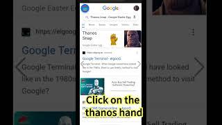 Simple Google Trick | Thanos snap | Google hacks #shorts