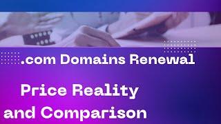 .com Domain Renewal Price. How to renew a domain. GoDaddy Domains