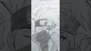 Drawing of Kakashi Hatake in easy way for beginners #arthive #drawing #viralshort #anime #tutorials.