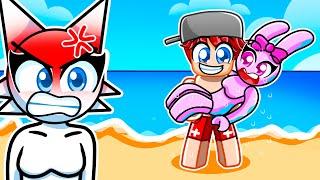 SAVING JEALOUS WENDA and PINKI as a LIFEGUARD!