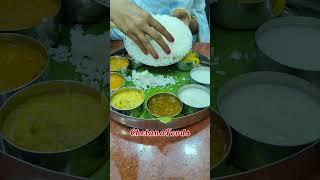 Pure Veg MealsWhat item missing? South Indian Lunch | Veg Thali, Andhra Meals, Tamil Meals #shorts