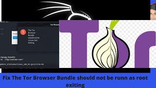 Fix The Tor Browser Bundle should not be runn as root exiting and  Installing Tor Browser