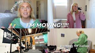 I'M MOVING! post grad life update, packing up, and where i'm living