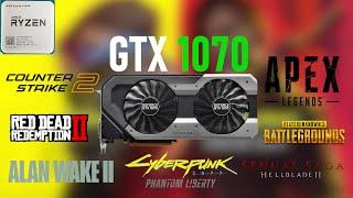 Ryzen 5 1600 vs GTX 1070 in 2024 Test in 7 games