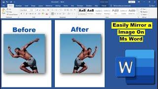 How to Mirror Image on Microsoft Word on Windows