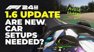 F1 24 Update v1.6: Updates To Car Setups, Handling & Kerbs