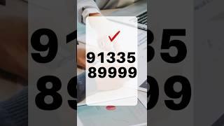 How to buy fancy mobile numbers #gagets #latest #online #tech #gaming #numerology ️ 9985585855