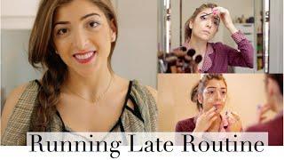 My Running Late Routine - Quick Makeup, Hair & Outfit! | Amelia Liana