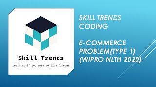 E-Commerce Problem  type -1 (Wipro Nlth 2020)