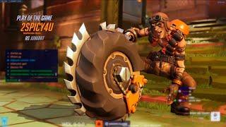 WHAT 3530+ HOURS OF JUNKRAT LOOKS LIKE - AQUAMARINE! POTG! OVERWATCH 2 SEASON 11