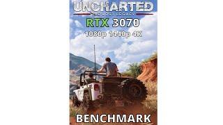 RTX 3070 UNCHARTED 4 - 1080p 1440p 4K DLSS