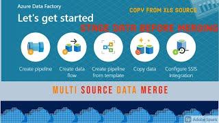  Live Demo | Merge Data from Multiple Source using ADF copy activity | Tutorial 15 |LearnITEveryday