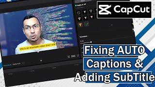 CapCut How to fix Auto Captions not appearing & add subtitles Tutorial