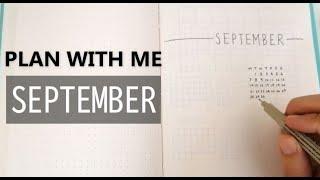 minimal bullet journal set up September 2020 | minimalist & simple bujo set up for beginners