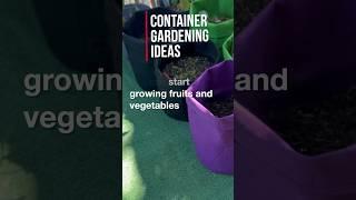 Container gardening ‍ #gethappy #wellness #containergardening